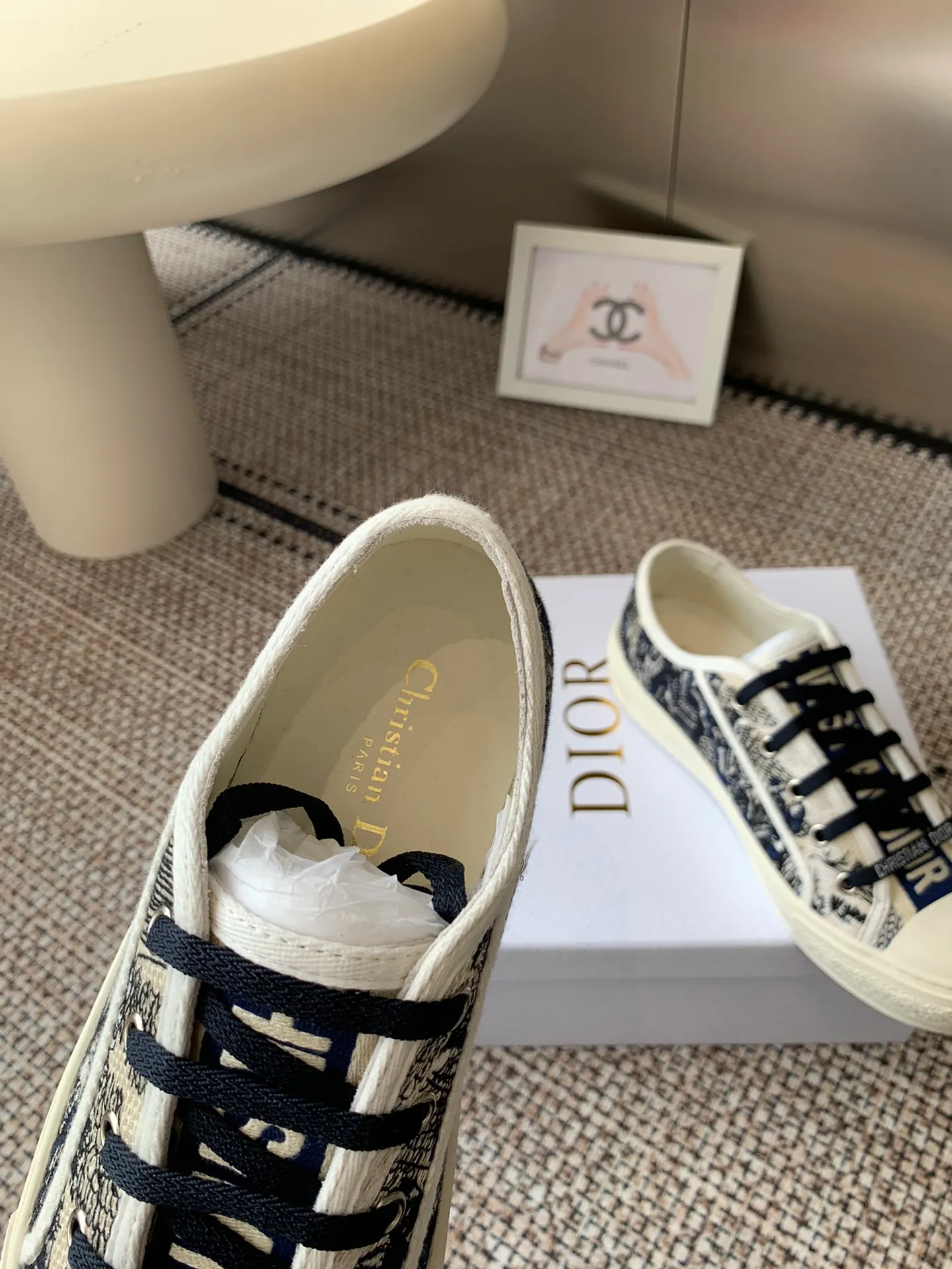 👟👟Ex-factory price 480👟👟 Women's Shoes Women's Clothes New Color Dior Dior's new presbyopic embroidered canvas heighten platform shoes, all details are consistent with the authentic ones ❗️Classic presbyopic with thick sole series, fashionable and comfortable and also elongates the leg lines, all original methods ❗️Original materials❗️ Classic embroidered presbyopia, imported silk sheep lining, original cowhide lining for feet ❗️Refundable if not satisfied❗️ Code number 35-41 (40, 41 customized, non-returnable or exchangeable)
